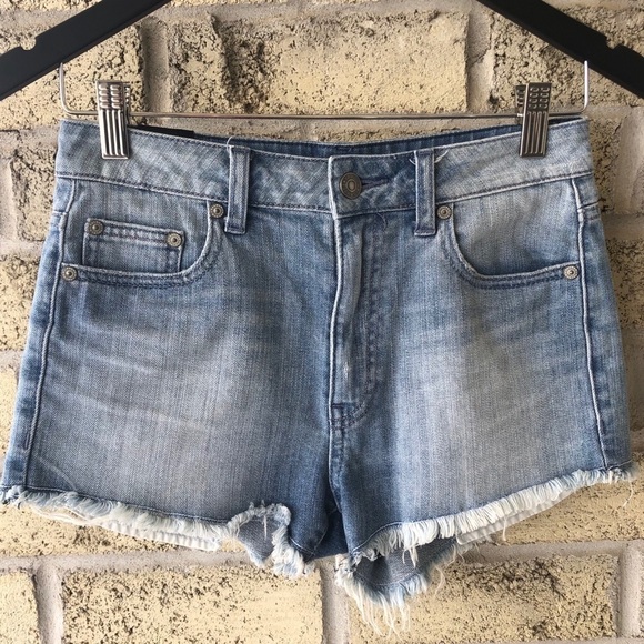ARITZIA TALULA High Rise Denim Shorts - Picture 2 of 5